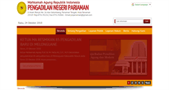 Desktop Screenshot of pn-pariaman.go.id